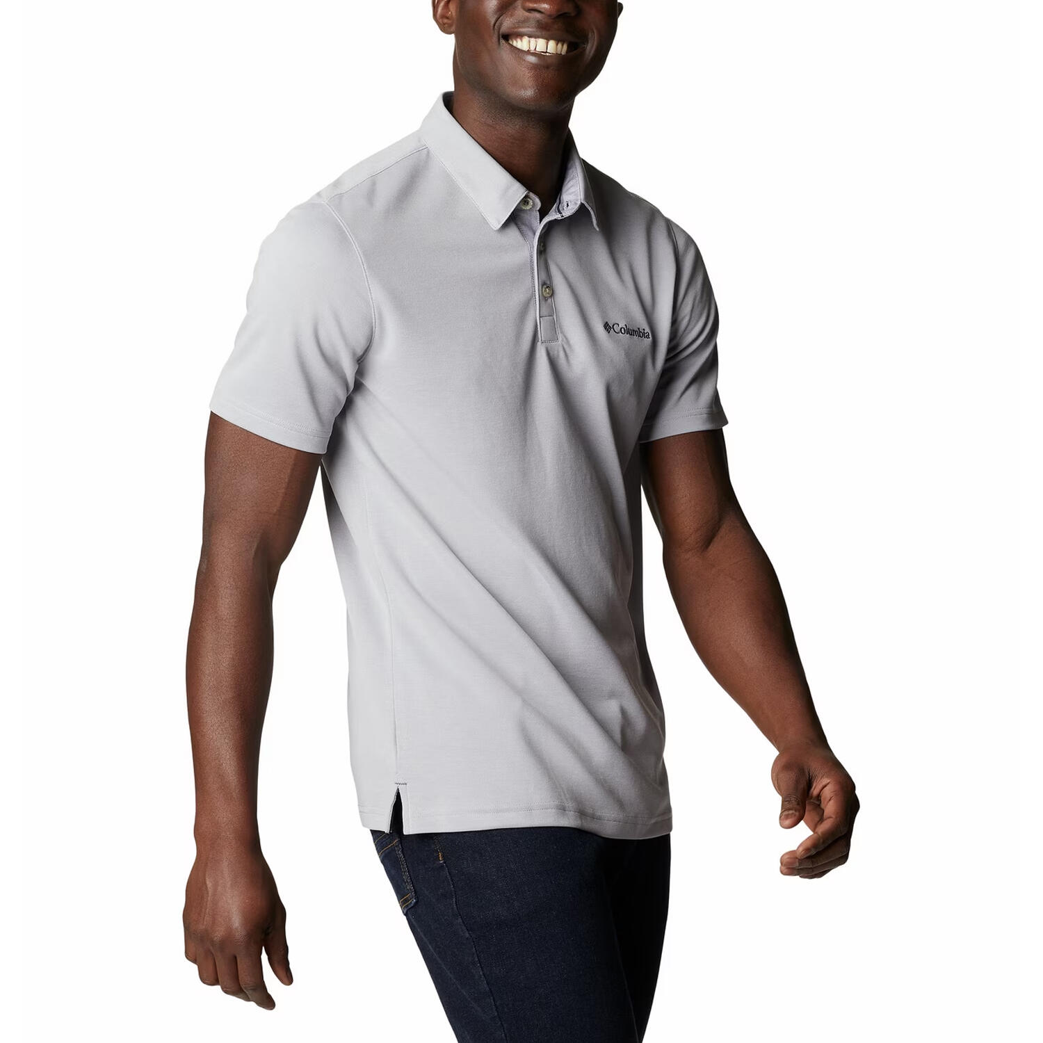 Polo Nelson Point para Hombre Gris 3/3