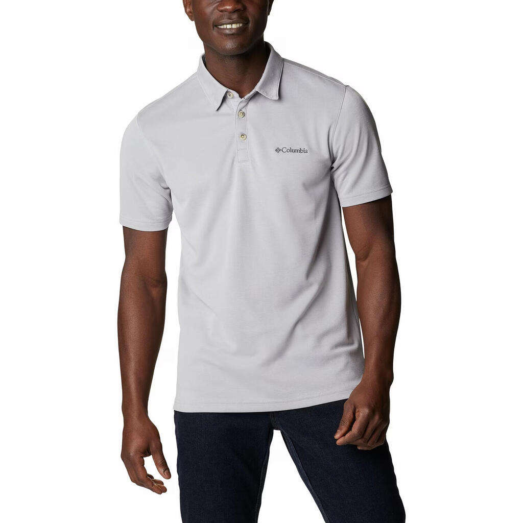 Mens Nelson Point Polo Shirt (Grey)