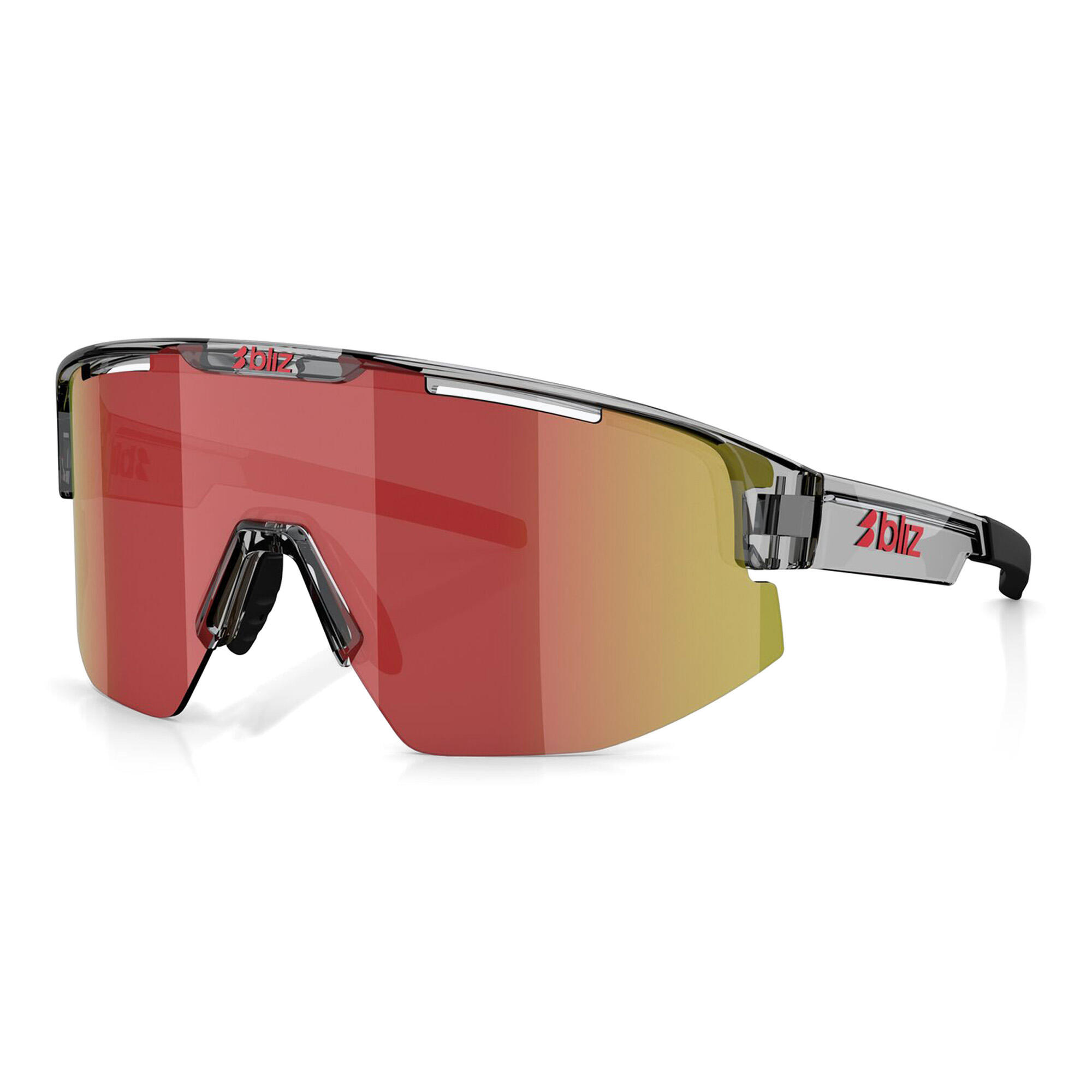 Bliz Matrix Unisex Bril Grijs/Rood 6/6