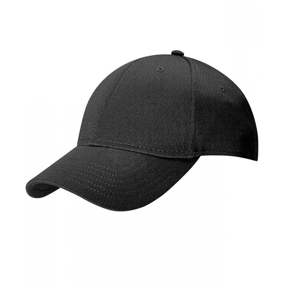 Unisex Adult Front Crest Cap (Black) 1/3