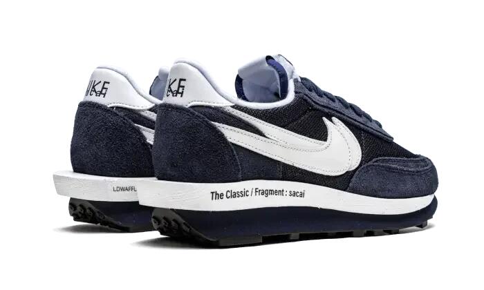 Nike LD Waffle Sacai Fragment Blue Void 3/4