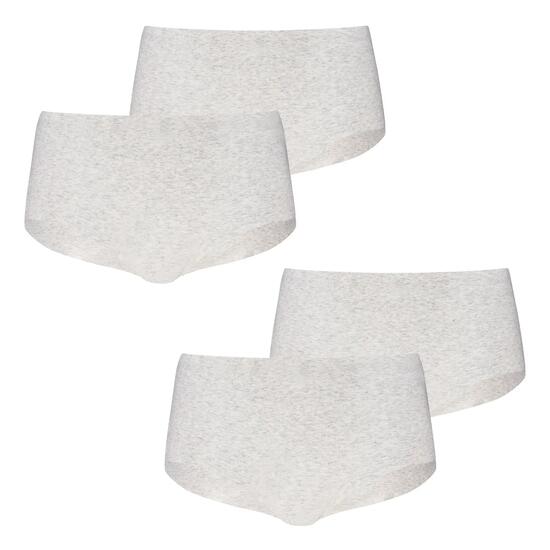 4er Pack Slips weich elastisch Damen - Invisible Ultra Soft Cotton Mini Shorts