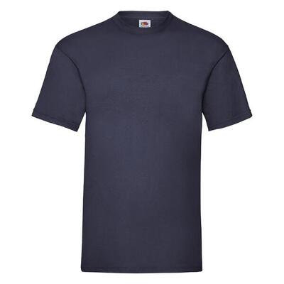 Fruit of the loom valueweight t-shirt blauw s