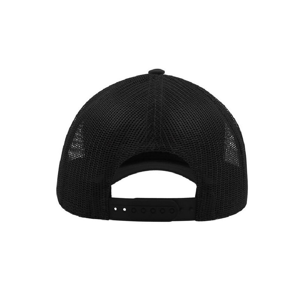 Rapper Jersey Mid Visor Trucker Cap (Black) 2/3