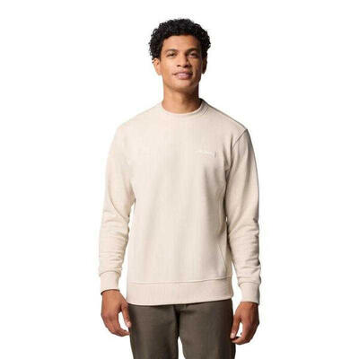 Heren marble canyon french terry crew hals sweatshirt (beige)