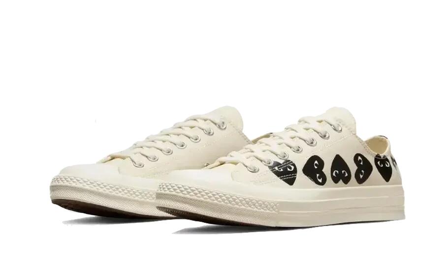 Converse Chuck Taylor All Star 70 Ox Comme des Garcons PLAY Multi-Heart Milk 2/3