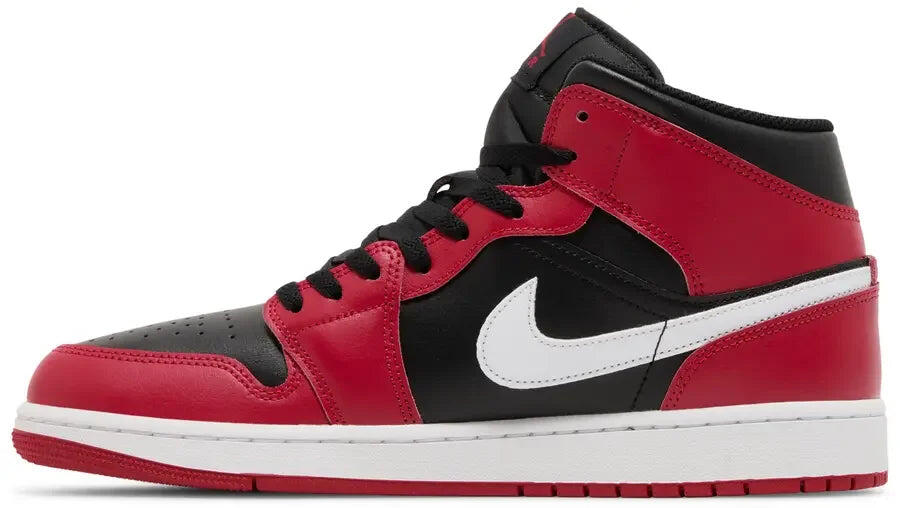 Jordan 1 Mid Gym Red Black White (2024) 2/5