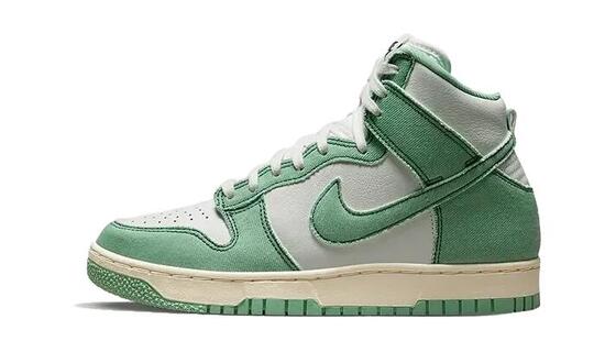 Nike Dunk High 1985 Enamel Green Denim Donna
