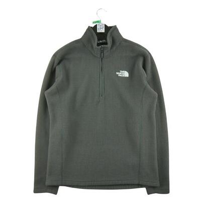 Tweedehands - heren tnf zwarte fleece pullover - zeer goede staat