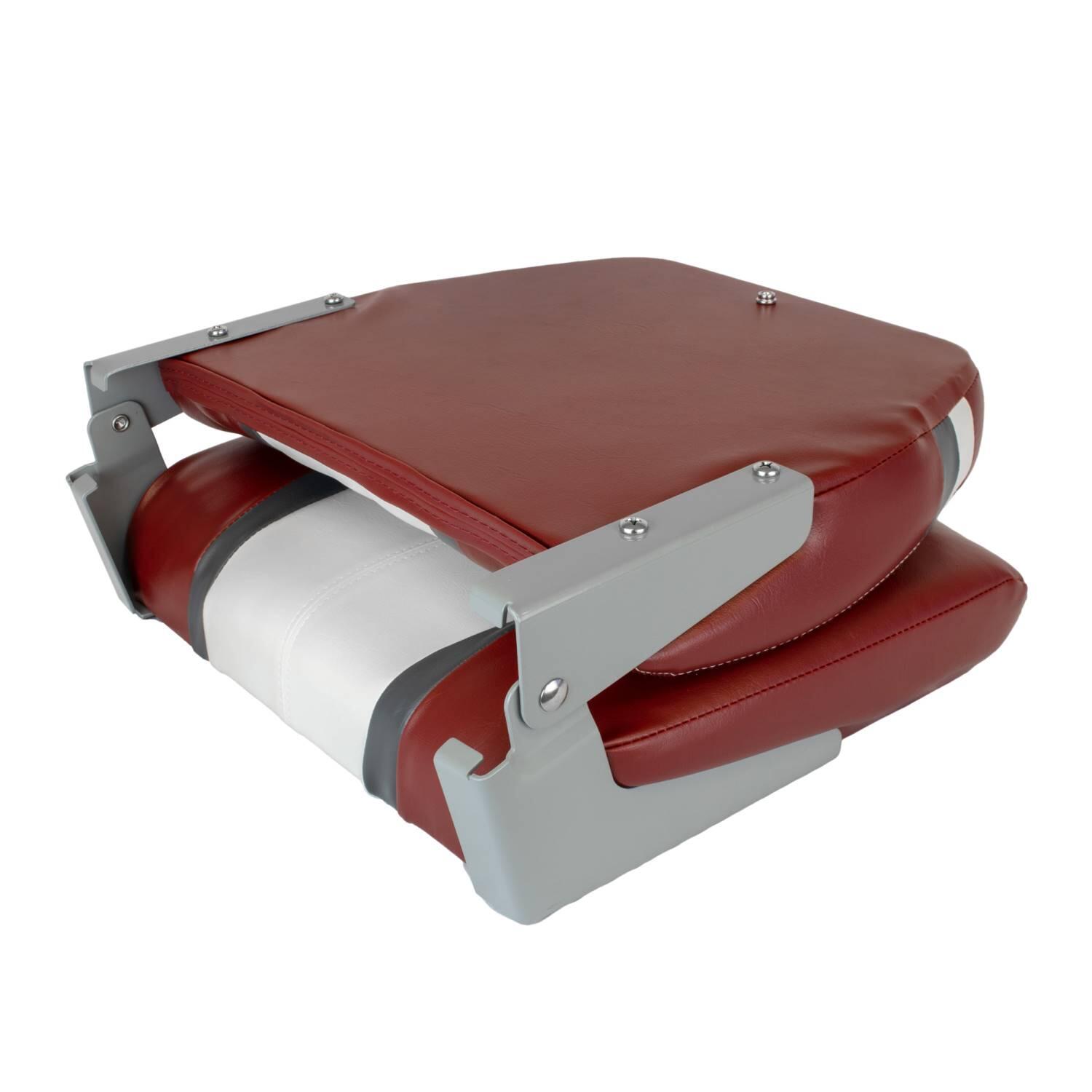 Waterside Captain Deluxe Boatseat - Rood/Wit - Bootstoel 2/5