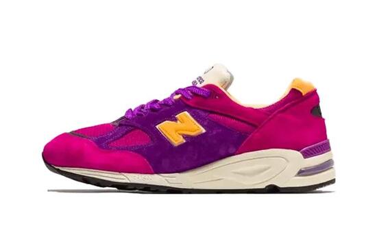 Scarpe - lifestyle - unisex - 990v2 teddy santis - viola/giallo