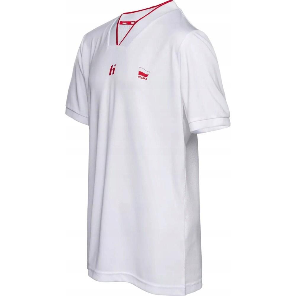 Alumni Poland Maglietta Bambini Huari Bianco Acceso Rosso 3/3