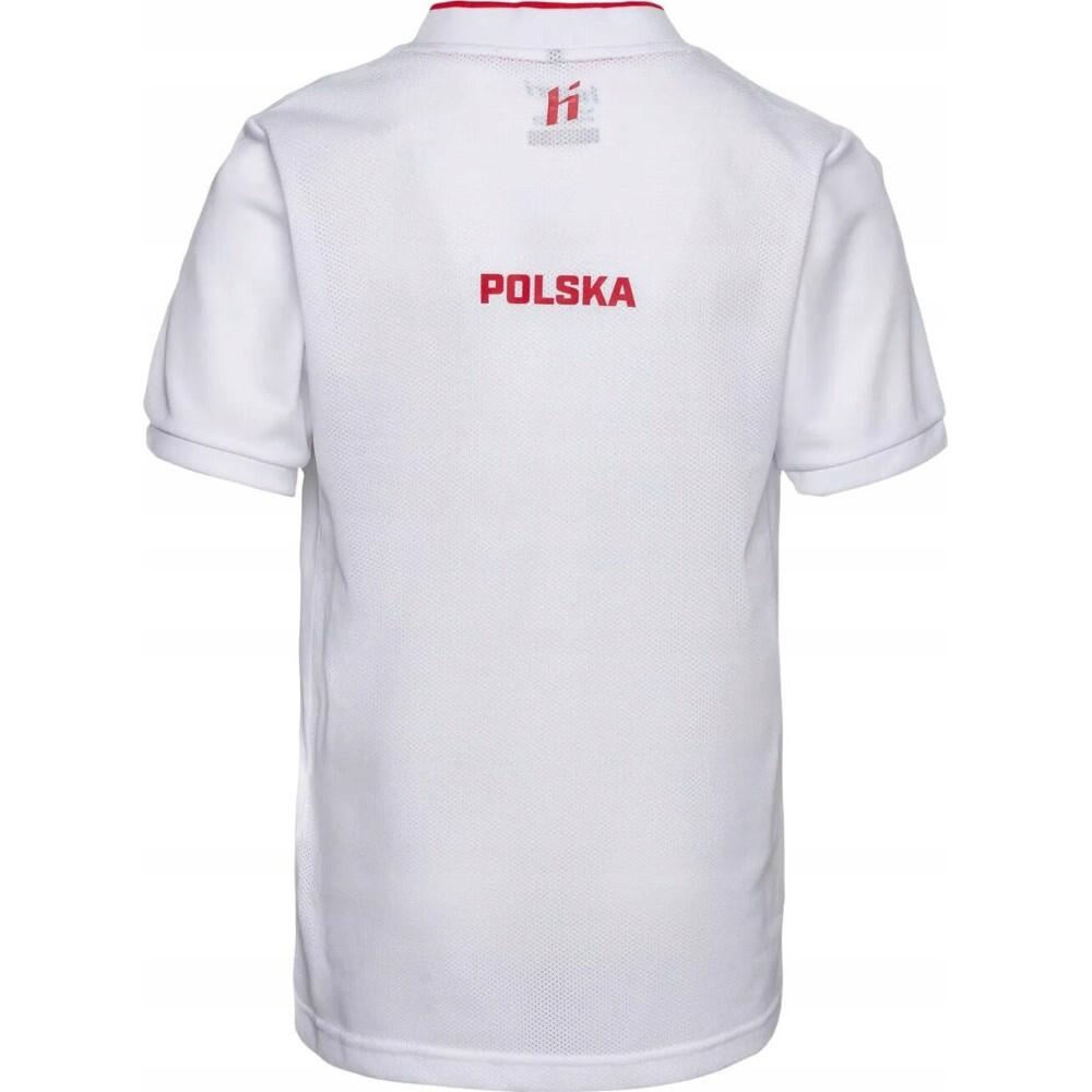 Alumni Poland Maglietta Bambini Huari Bianco Acceso Rosso 2/3