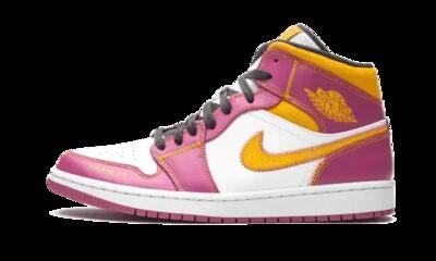 Scarpe - basket - air jordan 1 mid - bianco/fucsia