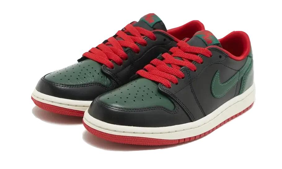 Jordan 1 Retro Low OG Gorge Green Varsity Red (Women's) 2/3