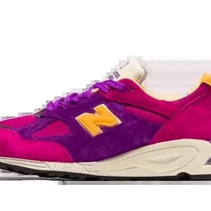 Running shoes - Made in USA - 990v2 Teddy Santis - Purple/Yellow