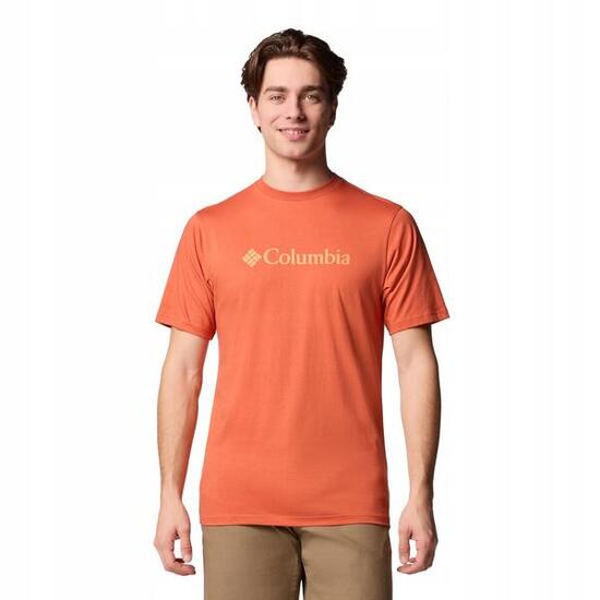 Tshirt Motif/style Logo BASIC Homme (Orange)