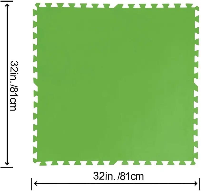 Set suport izolant de piscina, din spuma, 8 bucati, 81 x 81 cm 3/7