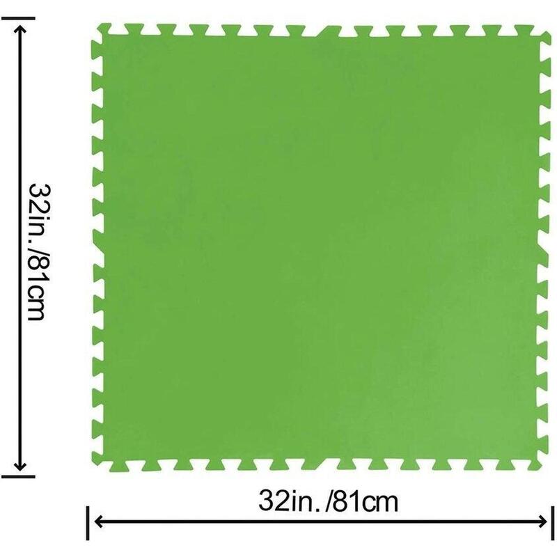 Set suport izolant de piscina, din spuma, 8 bucati, 81 x 81 cm