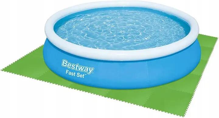 Set suport izolant de piscina, din spuma, 8 bucati, 81 x 81 cm 2/7