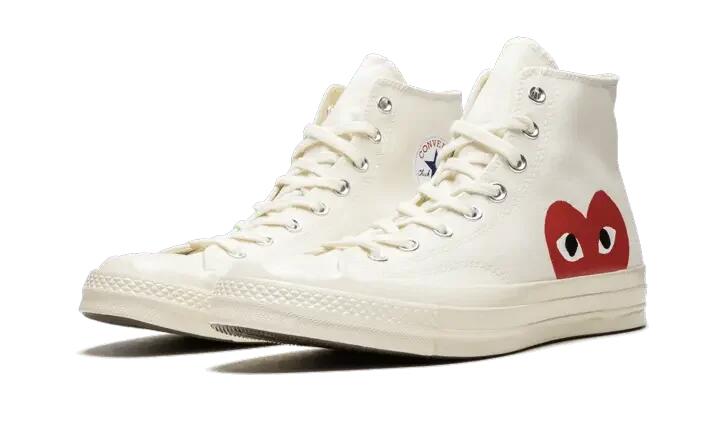 Converse Chuck Taylor All Star 70 Hi Comme des Garcons PLAY White 5/5