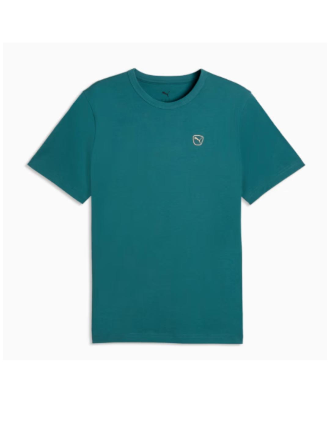 Puma Essentials Elevated, T-Shirt Uomo - Nero, Verde, Beige 1/5