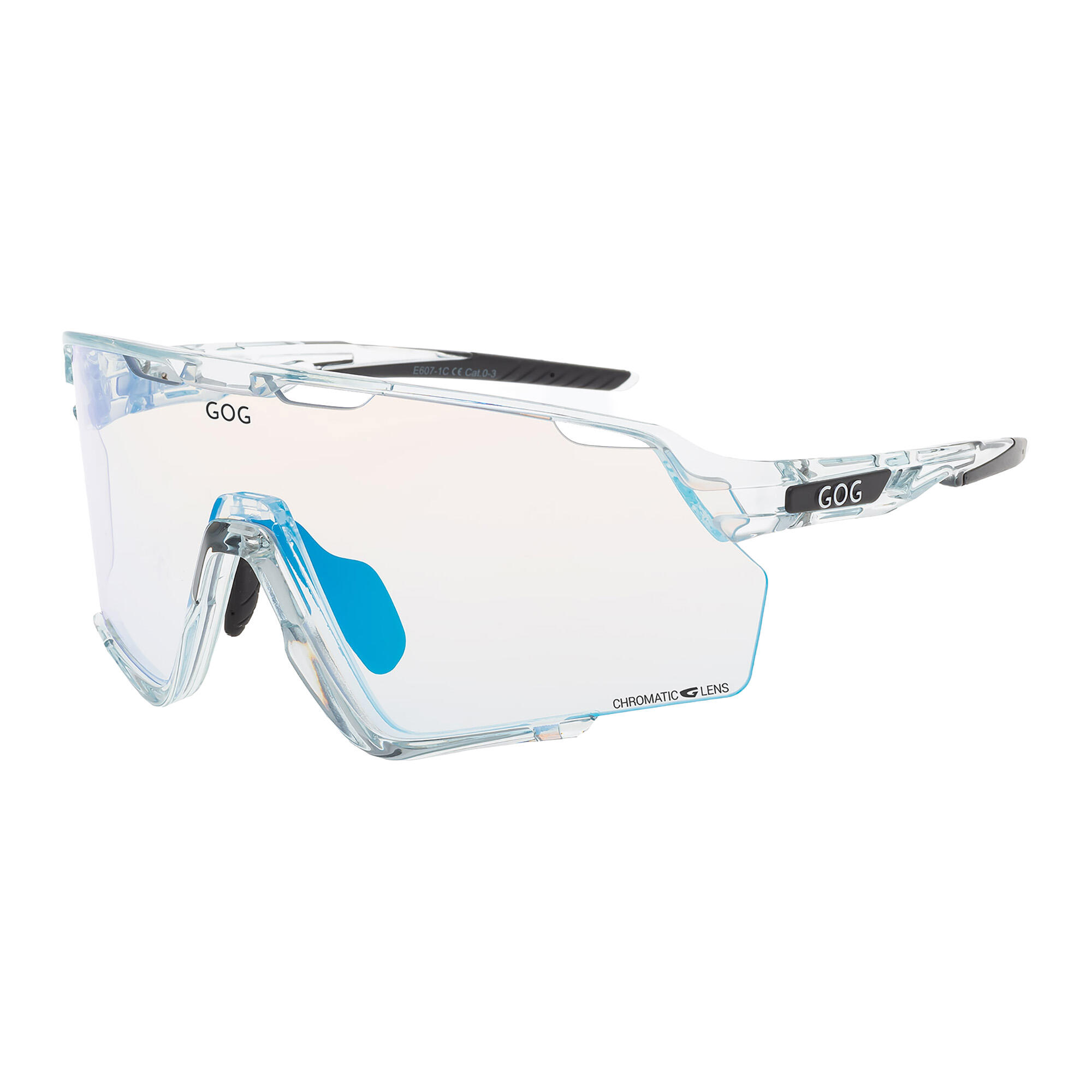 Okulary fotochromowe GOG Prometheus - photochromic blue/blk/ref blue 7/7
