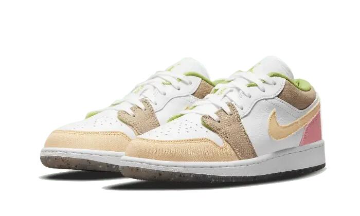 Schoenen - lifestyle - dames - air jordan 1 - pastel/roze-tan 2/3