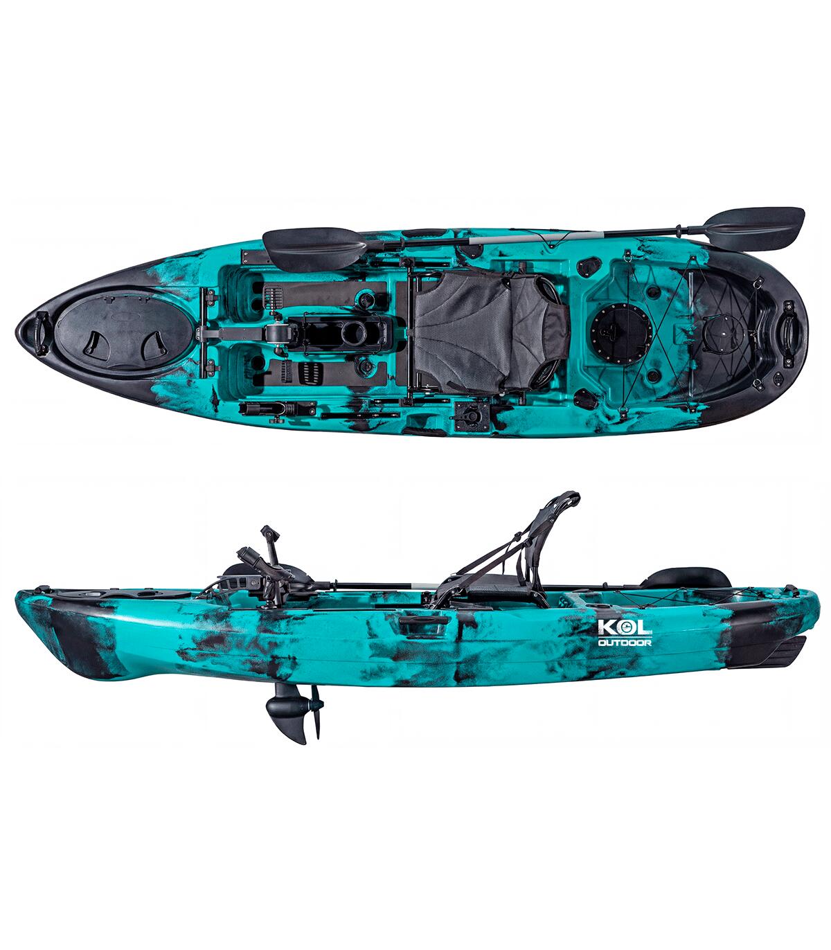 Kayak a pedales para pesca Tarpon Propel 320 (316 x 86 cm) 2/7