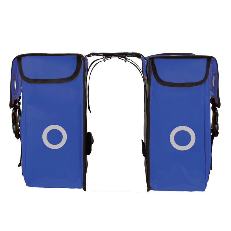 Dubbele bagagedrager tas van gecoat canvas Willex 40 L 3/3