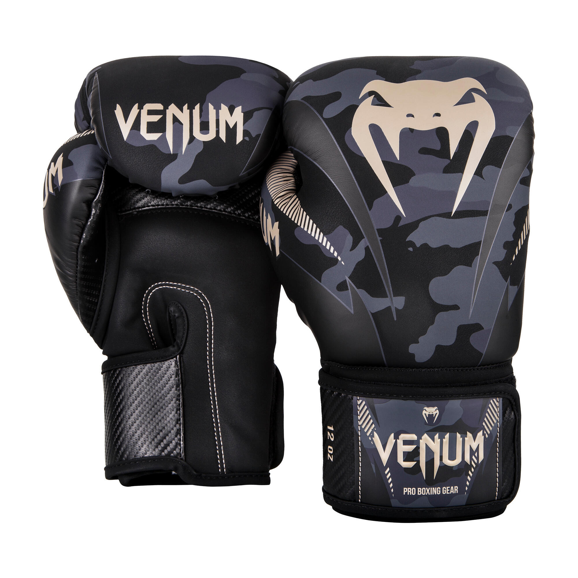Segunda Vida - LUVAS DE BOXE VENUM IMPACT CAMUFLADO ESCURO - Excelente 5/5