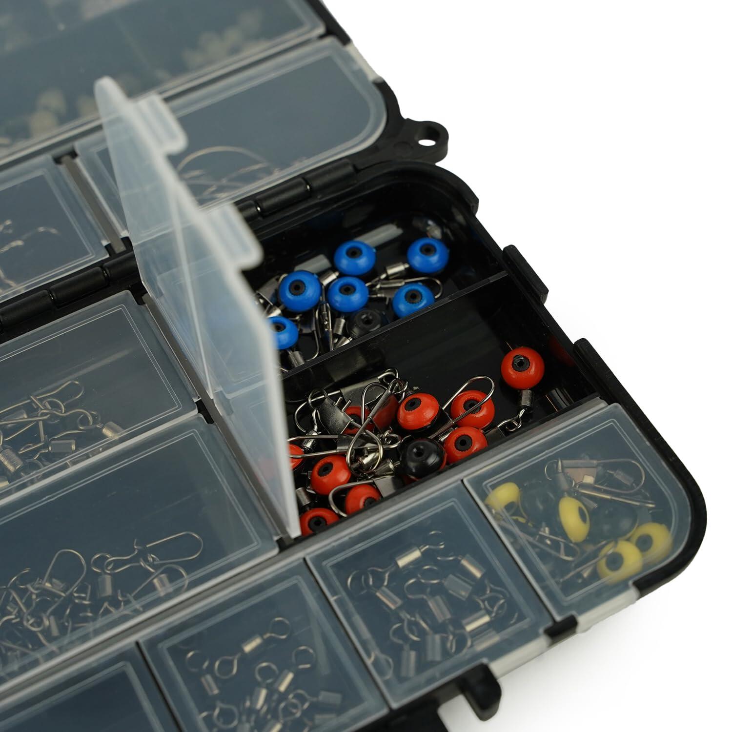 Haken & Wartelset 177-delig incl. Tacklebox 3/7