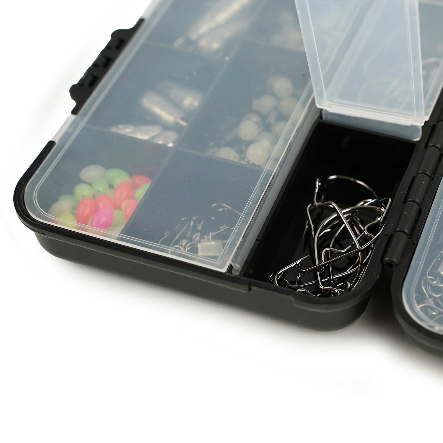 Haken & Wartelset 177-delig incl. Tacklebox 6/7