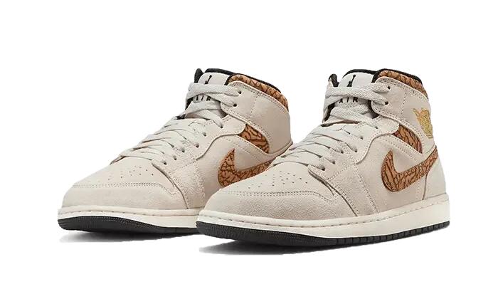 Air Jordan 1 Mid SE Brown Elephant 2/3