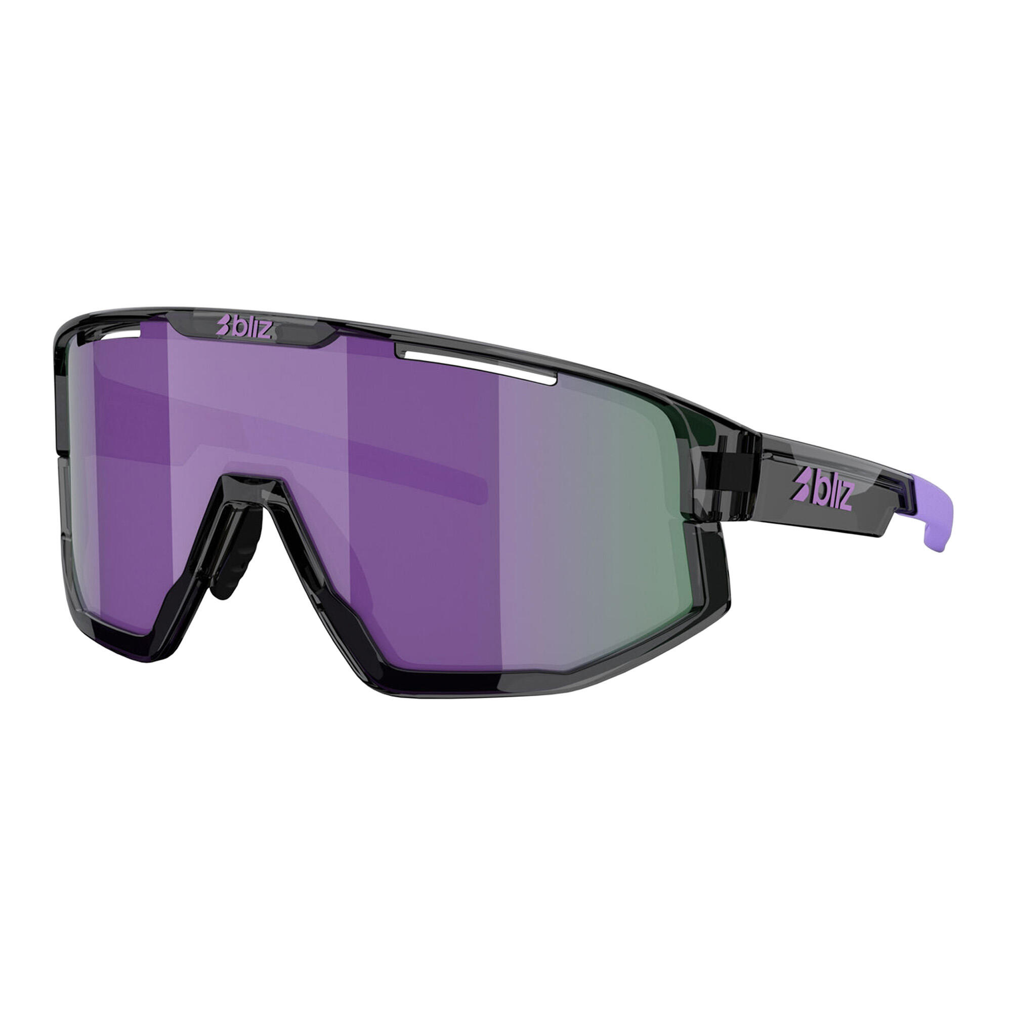Occhiali da sole unisex Bliz Fusion Small Crystal Black/Purple 6/6