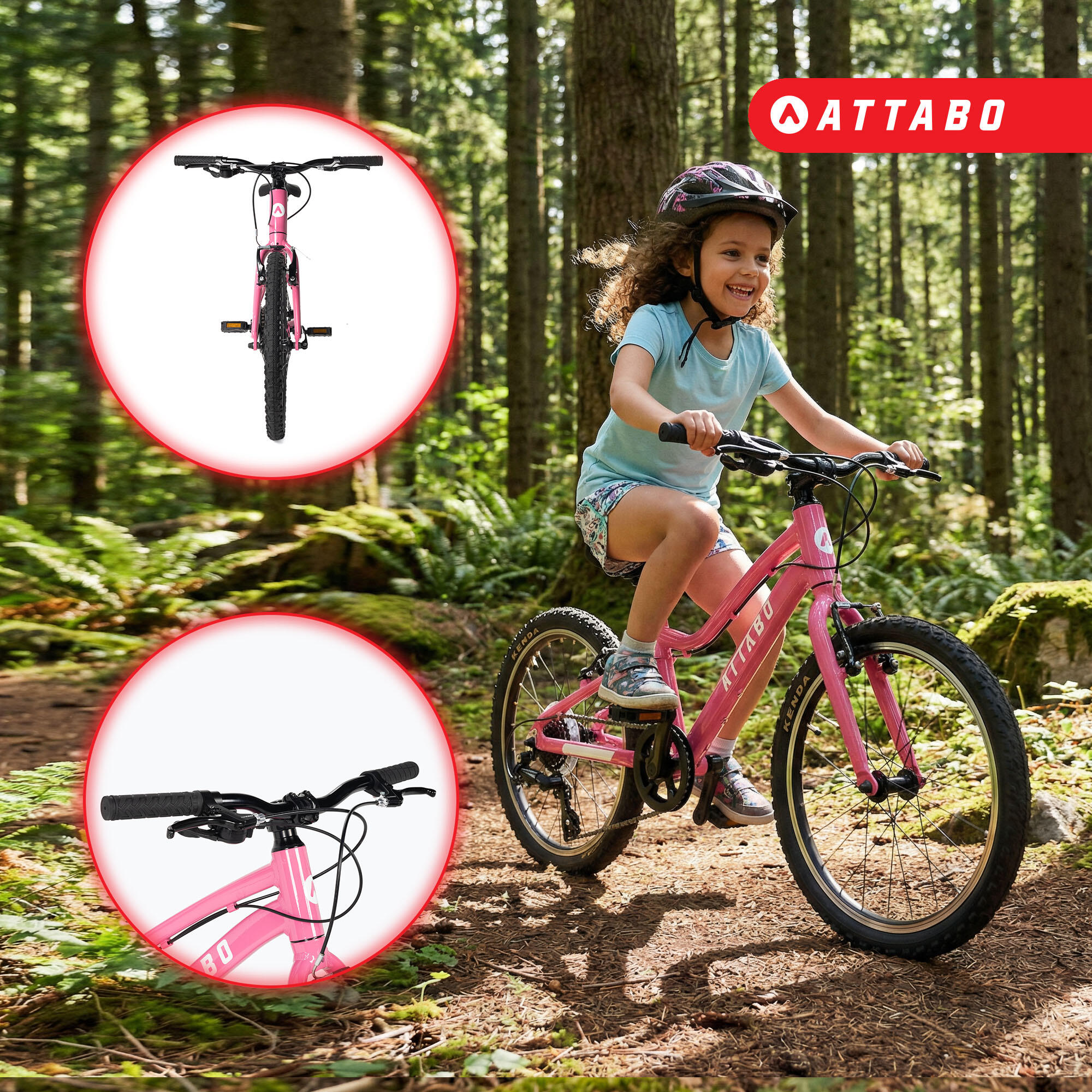Bicicletta per bambini ATTABO EASE 20". 3/7