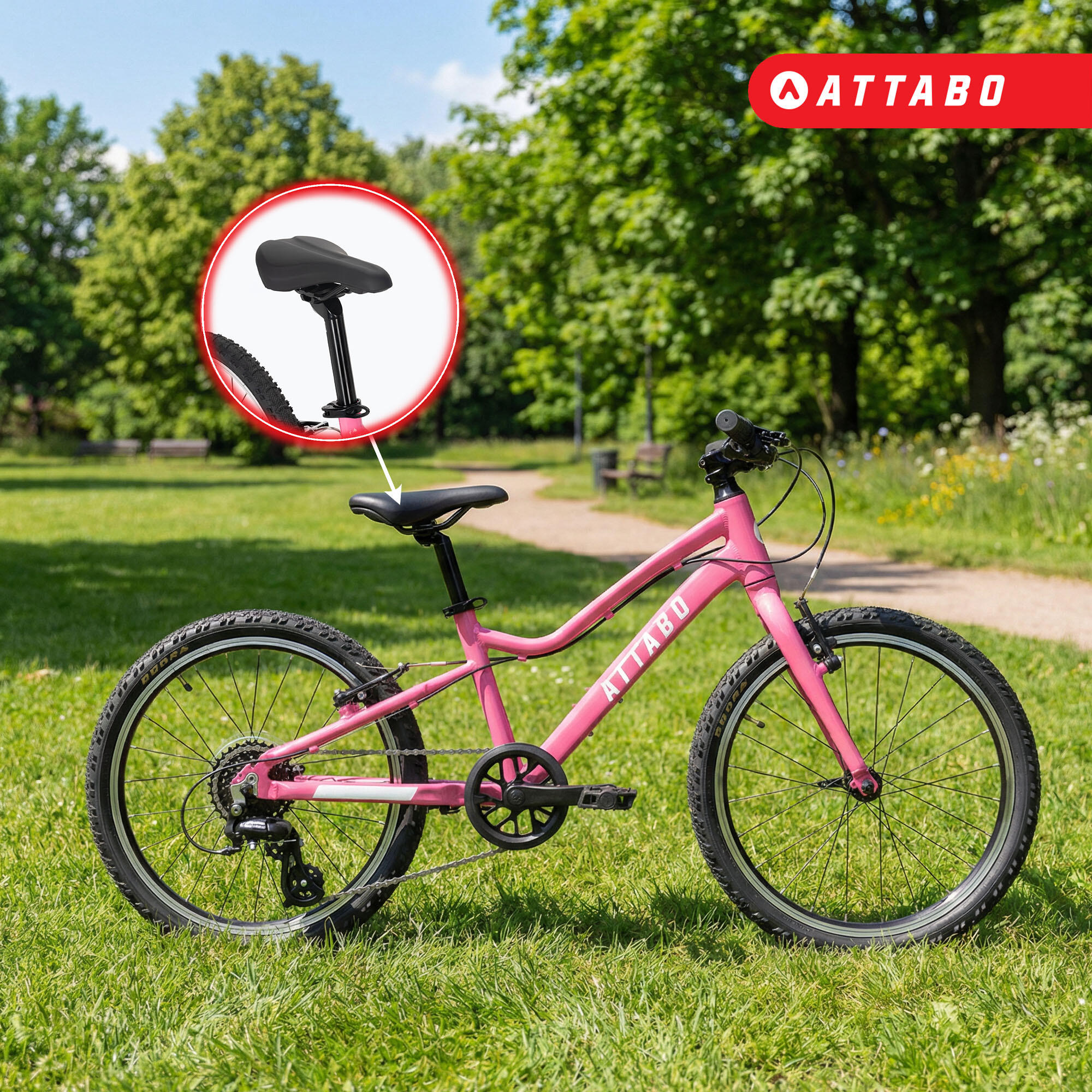 Bicicletta per bambini ATTABO EASE 20". 4/7