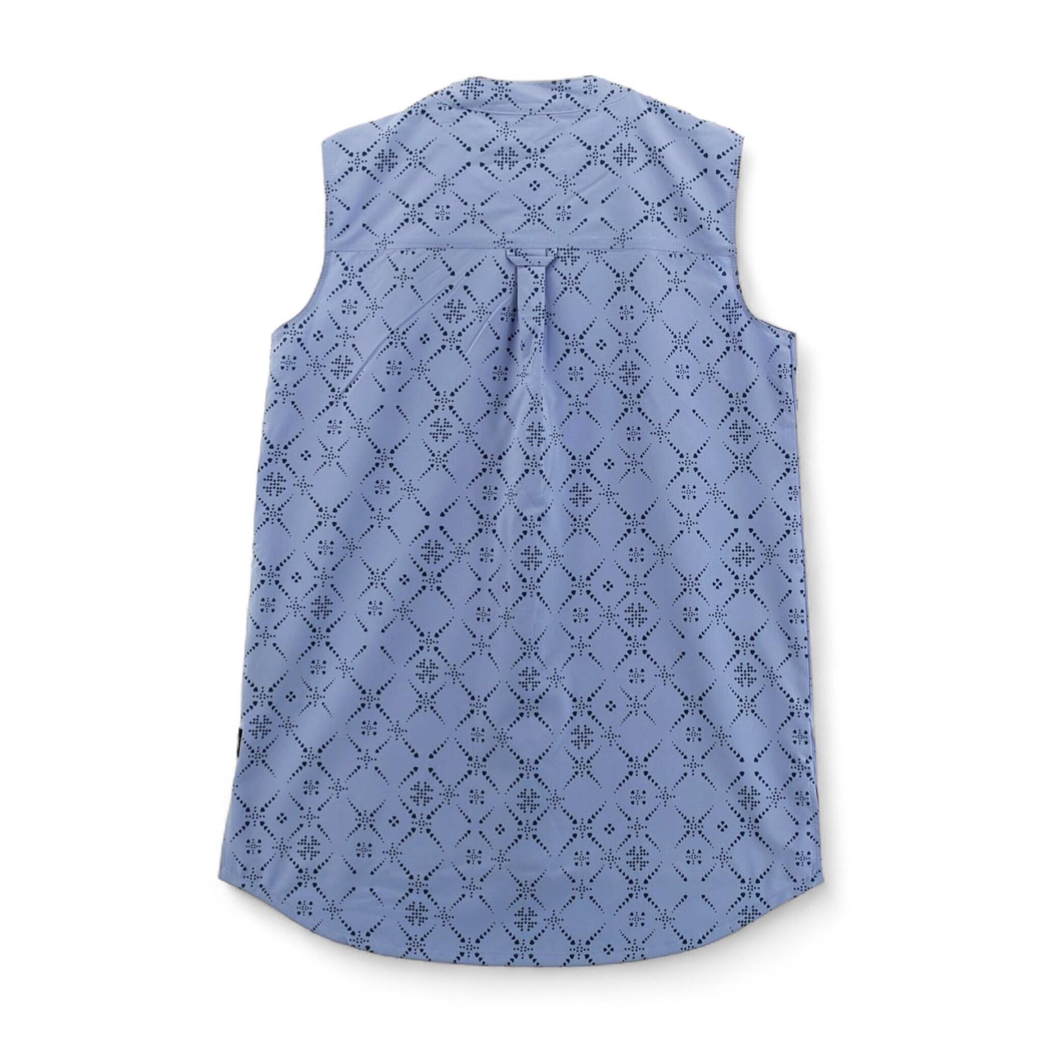 Tank-Top Sonora Maori Shirt Damen Bluse ärmellos AOP in Blau 3/3