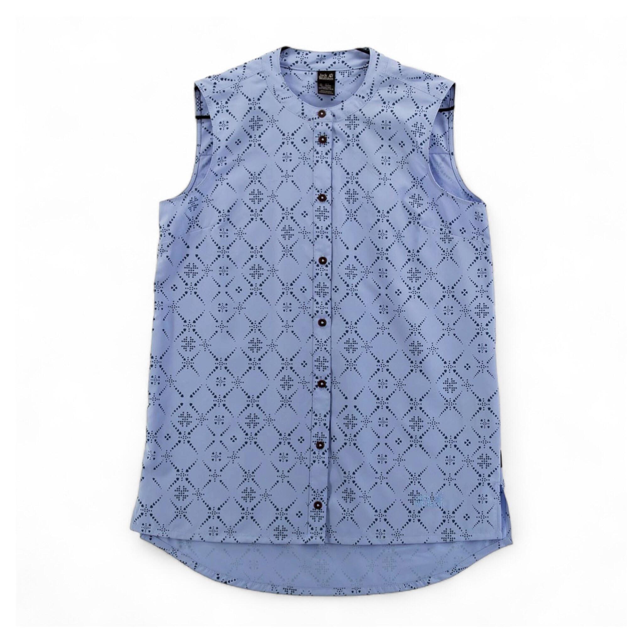 Tank-Top Sonora Maori Shirt Damen Bluse ärmellos AOP in Blau 2/3