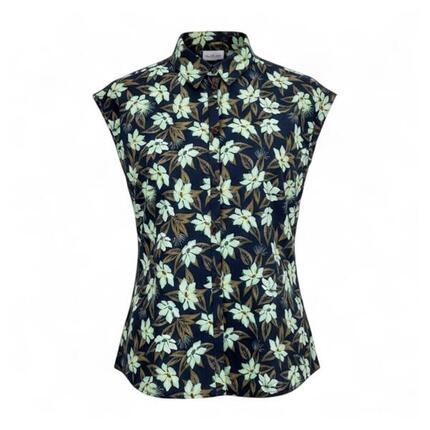 Bluse Luena Shirt Damen Bluse Sportbluse Freizeithemd in Grün