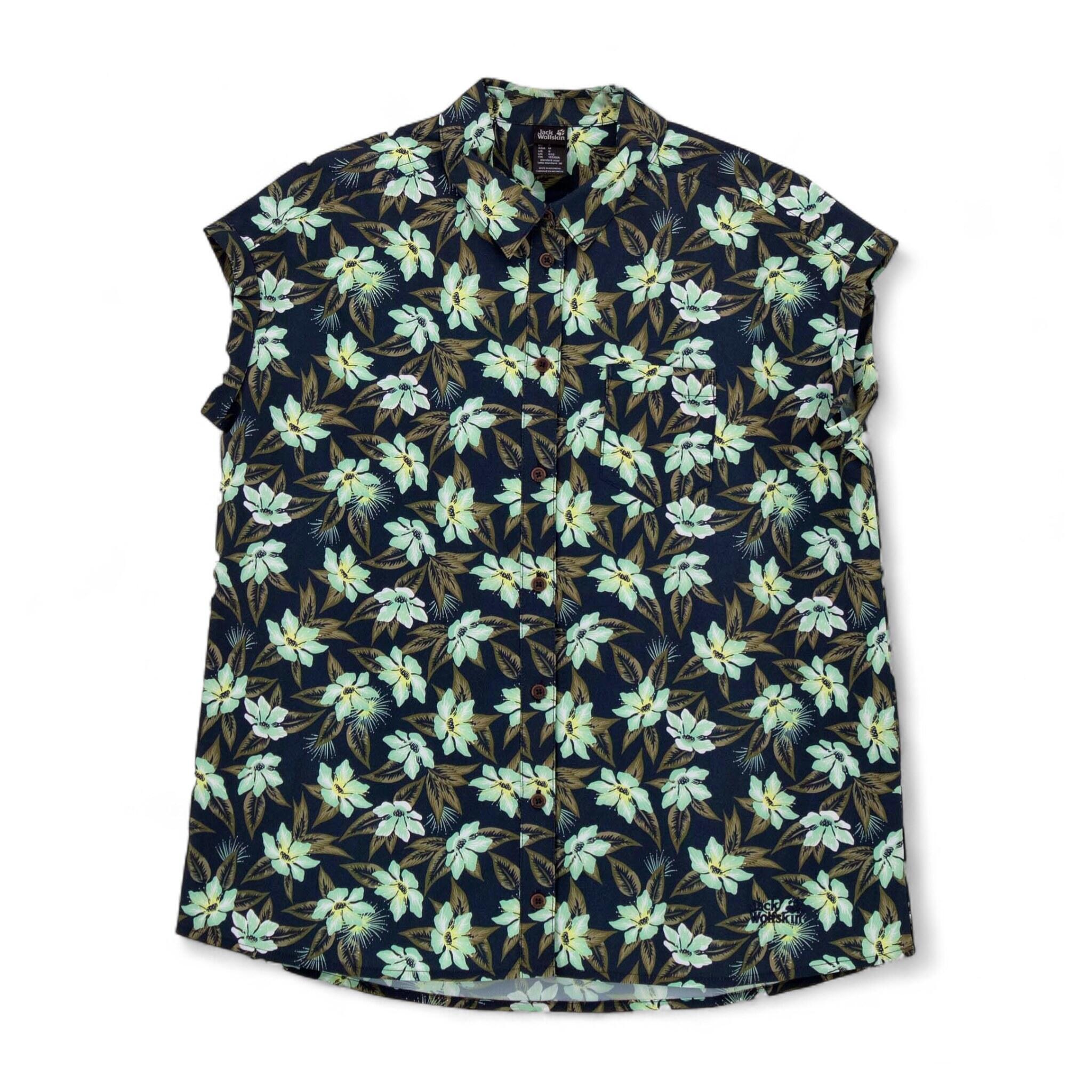 Bluse Luena Shirt Damen Bluse Sportbluse Freizeithemd in Grün 2/3