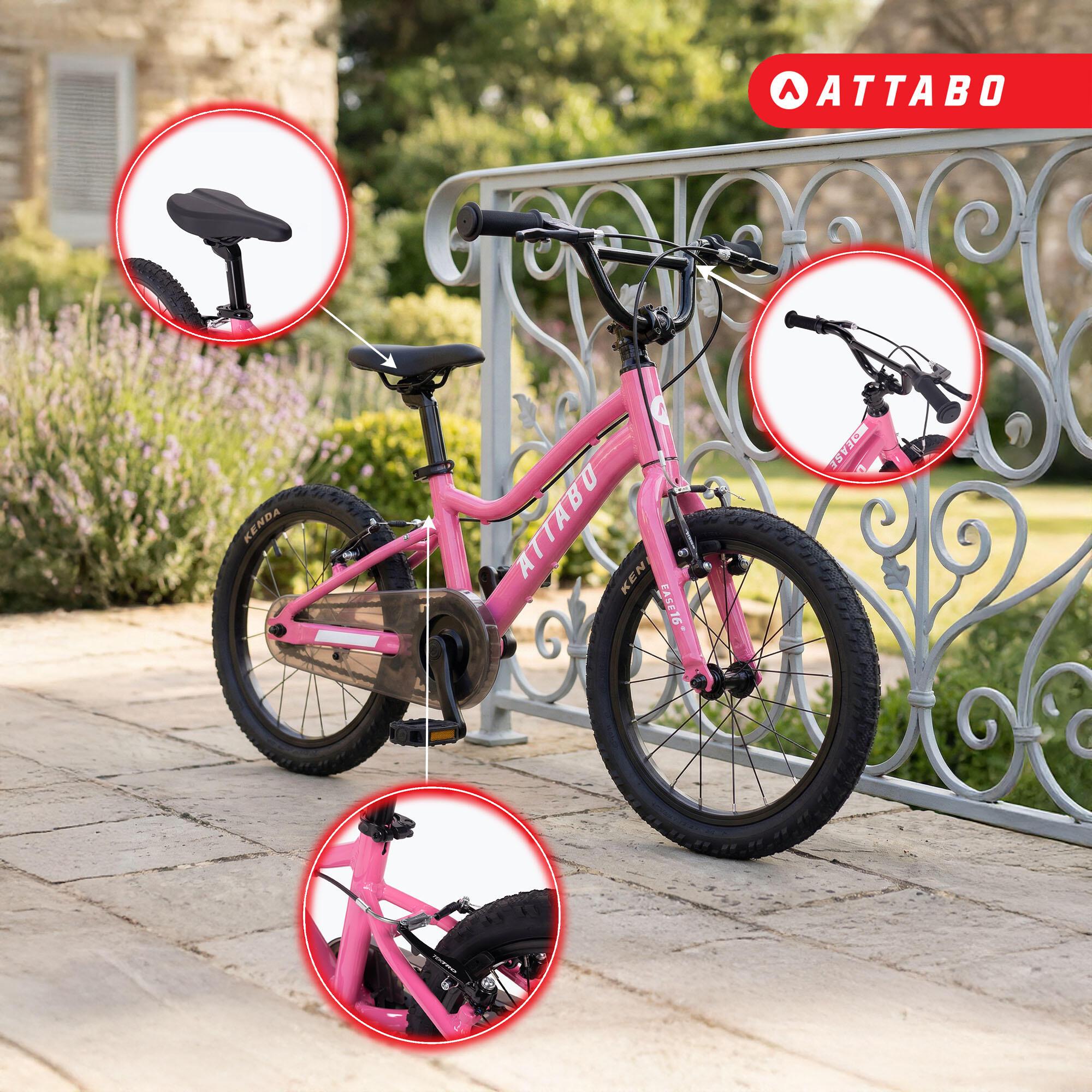 Bicicleta infantil ATTABO EASE 16" 5/7