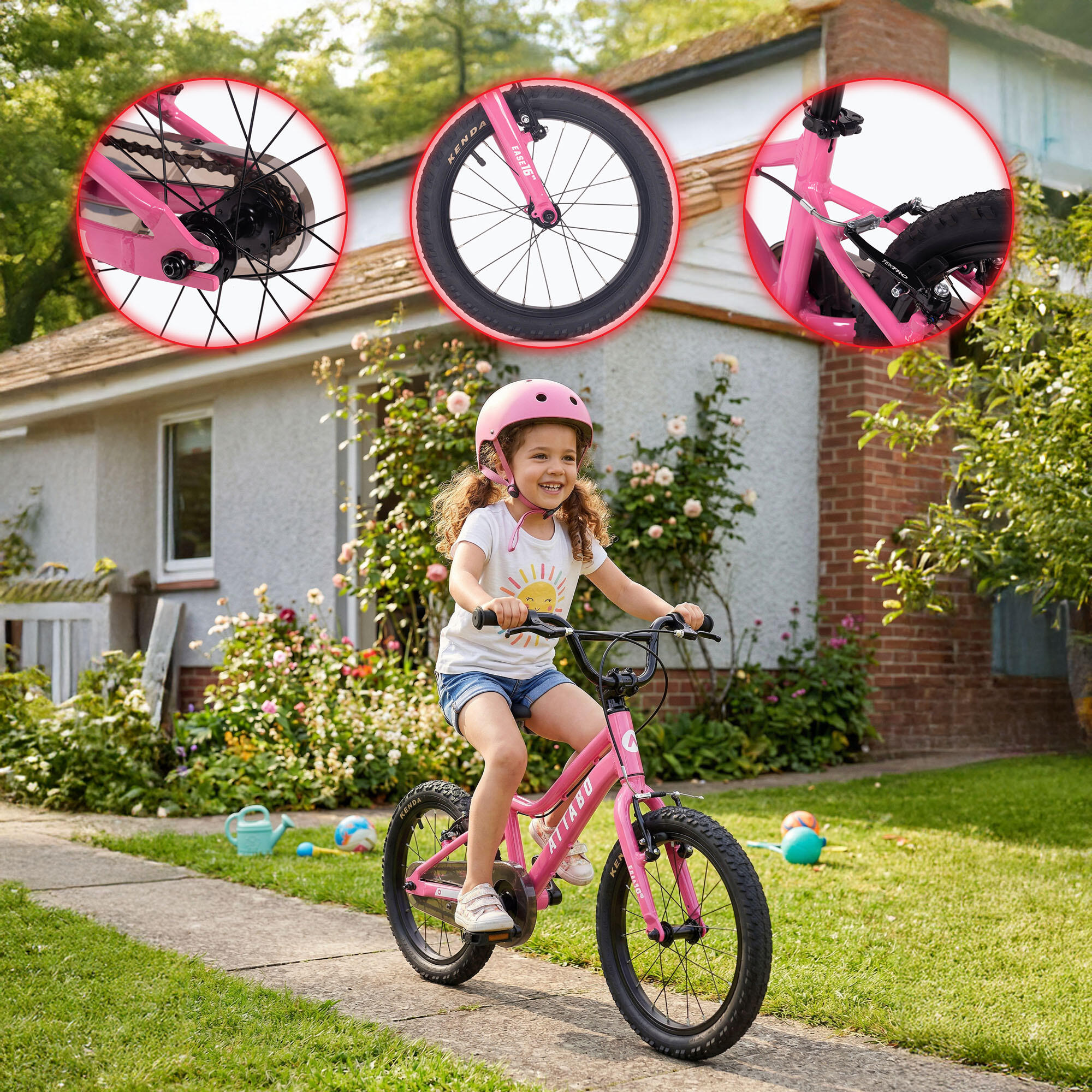 Bicicleta infantil ATTABO EASE 16" 6/7