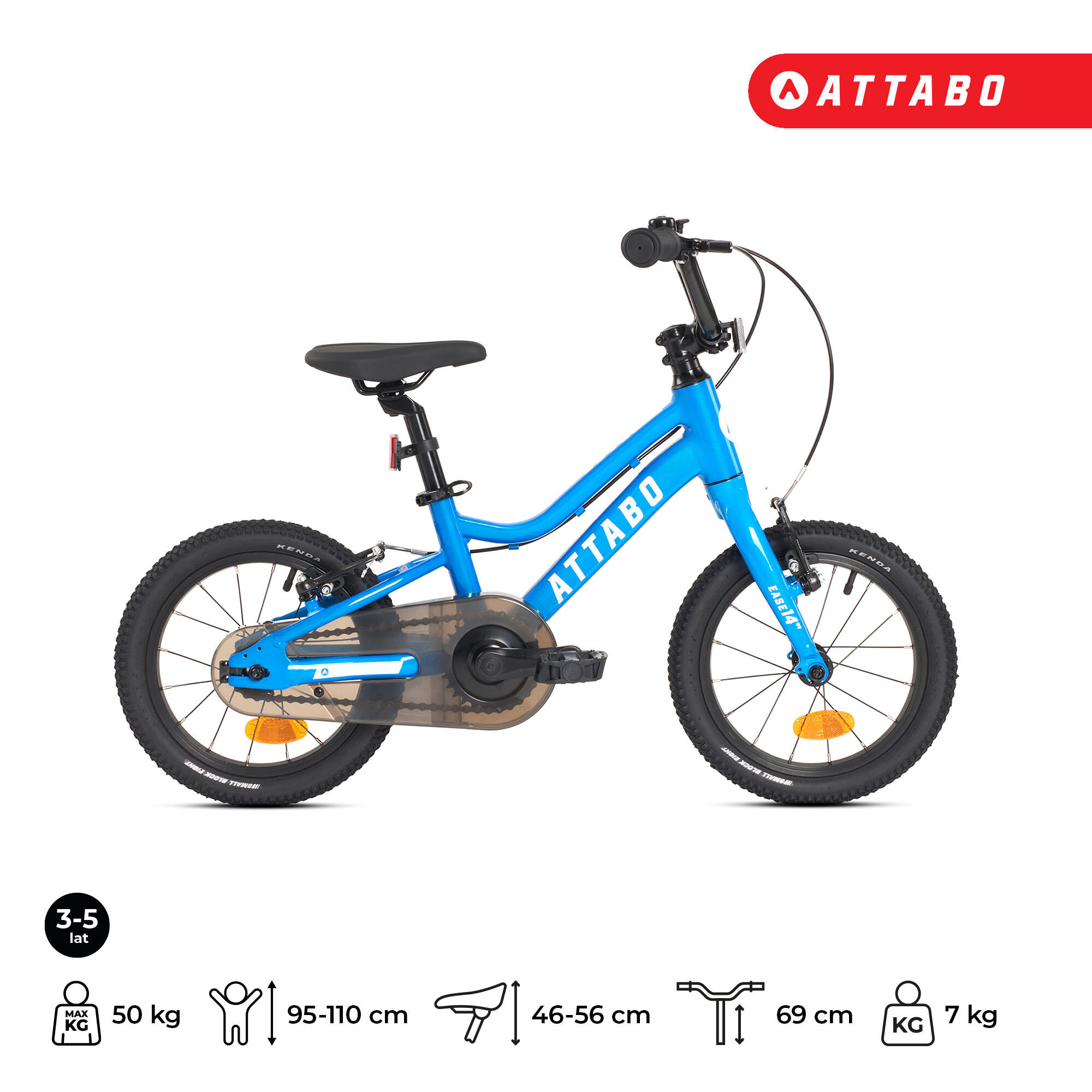 Bicicleta infantil ATTABO EASE 14" 2/7