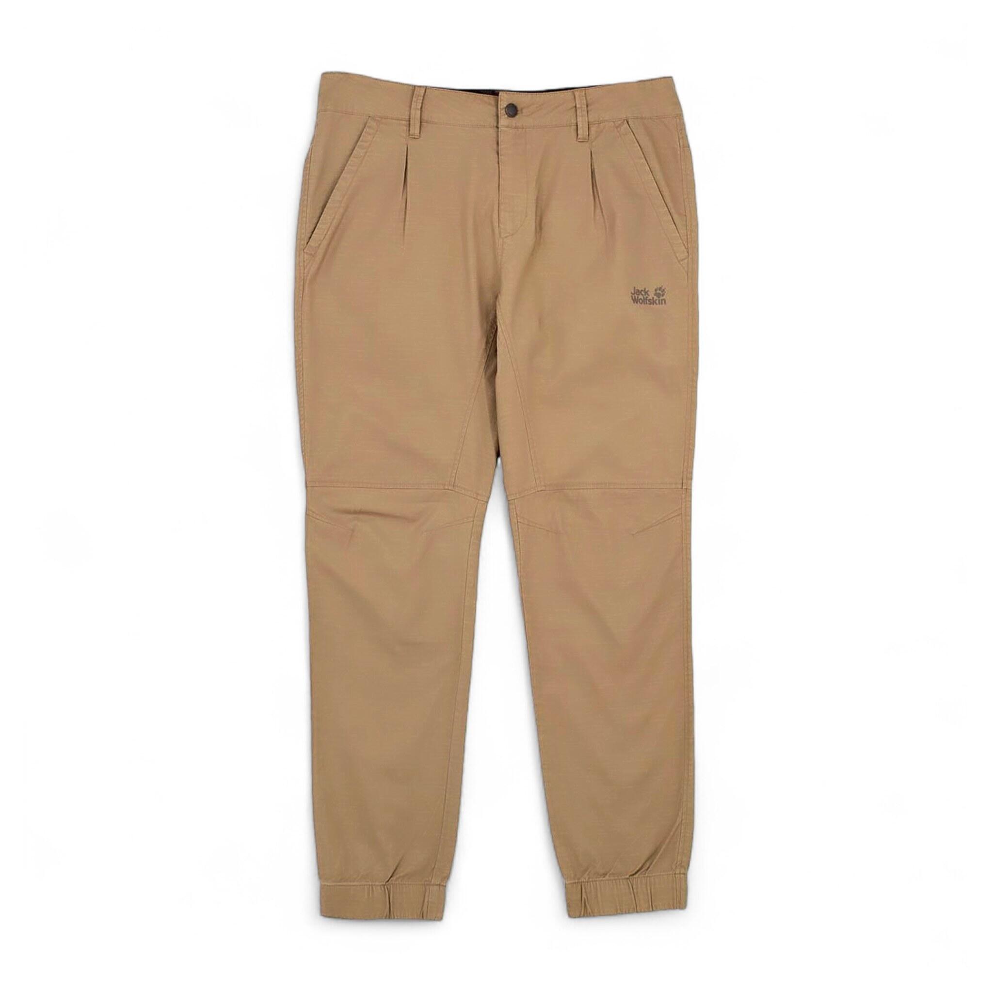 Wanderhose Cuffed Stoffhose in Braun 2/3