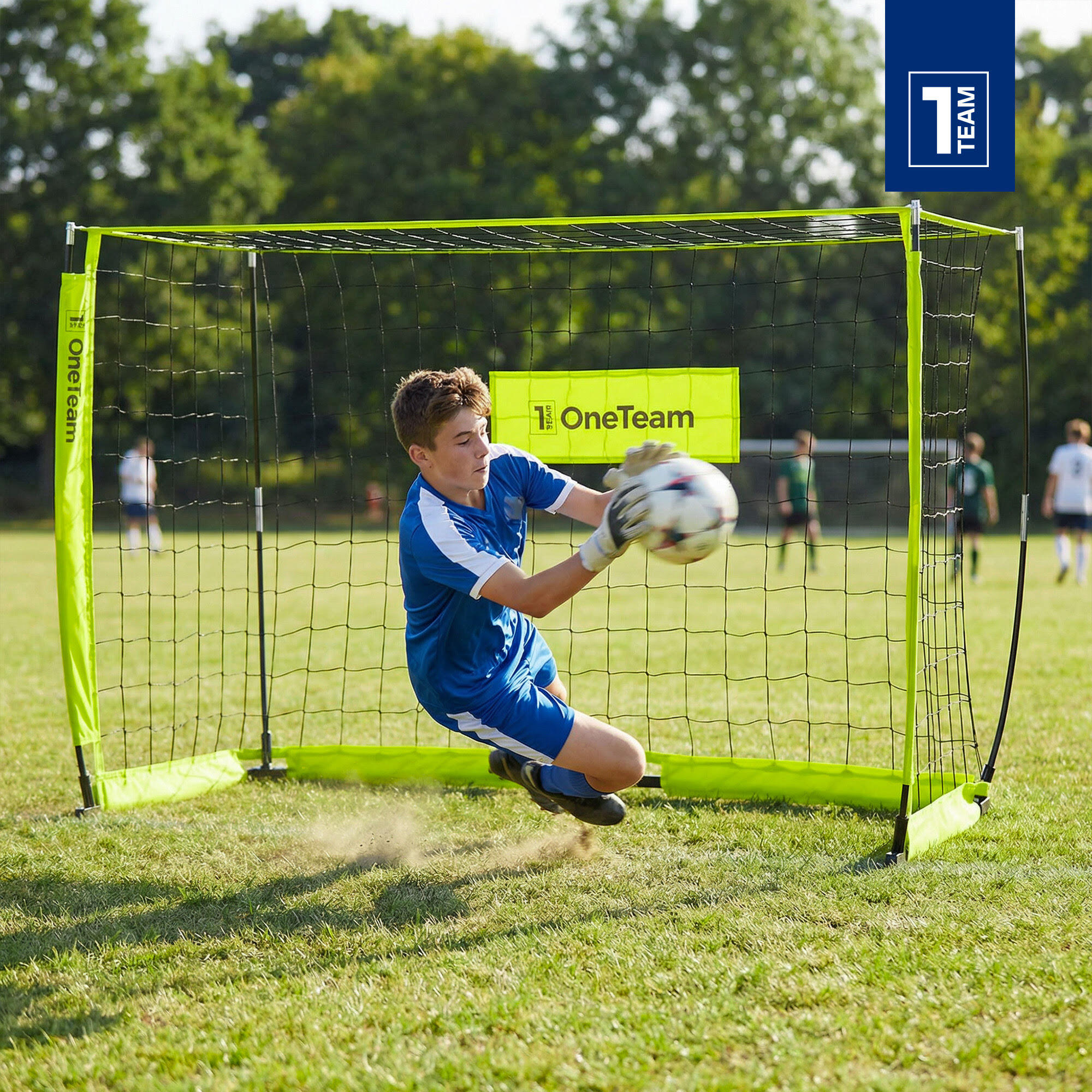 Bramka do piłki nożnej OneTeam Flex Square 180 x 120 cm 7/7