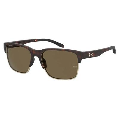 Zonnebrillen met polarisatie under armour ua assist edge o6w unisex, maat 57 mm