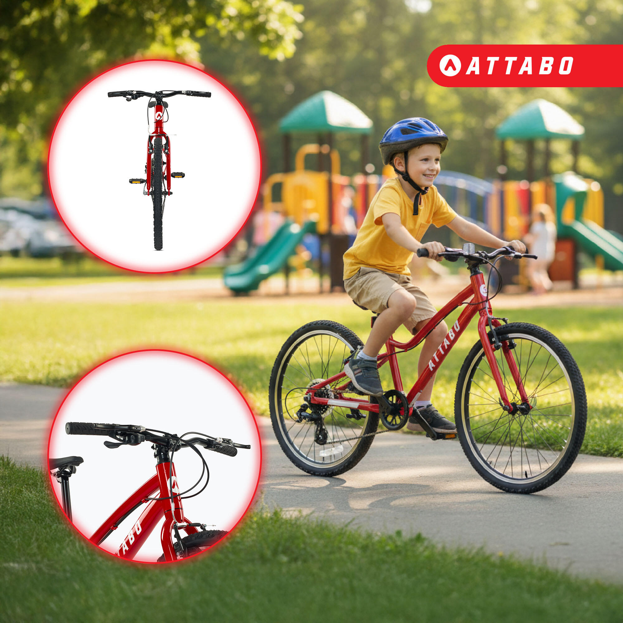 Kinderenfiets ATTABO EASE 24" 3/7