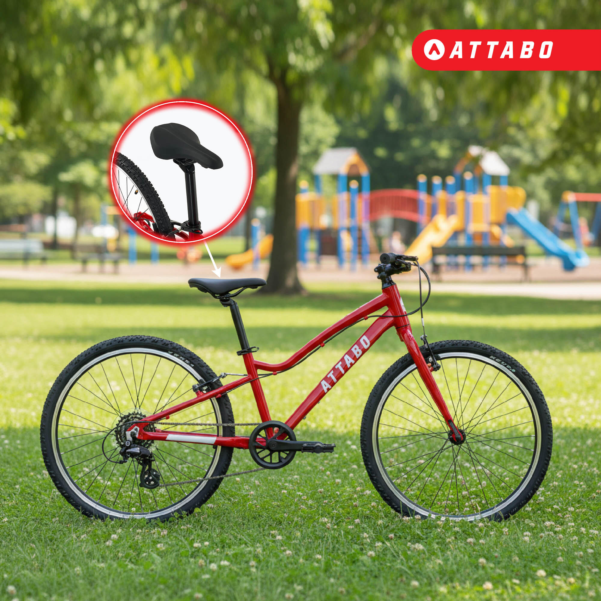 Kinderenfiets ATTABO EASE 24" 4/7