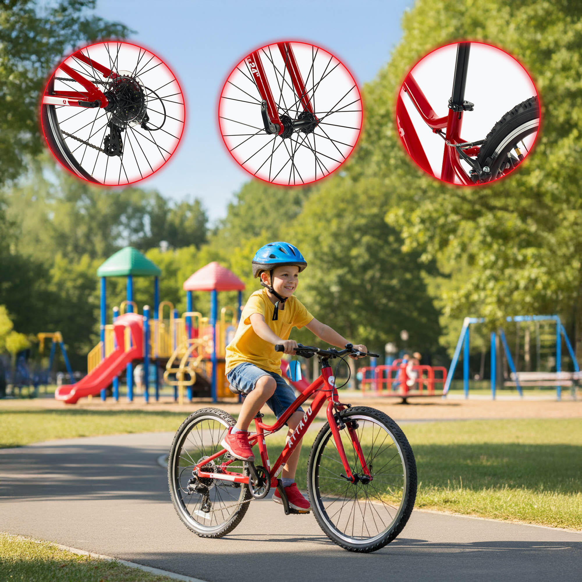 Kinderenfiets ATTABO EASE 24" 6/7